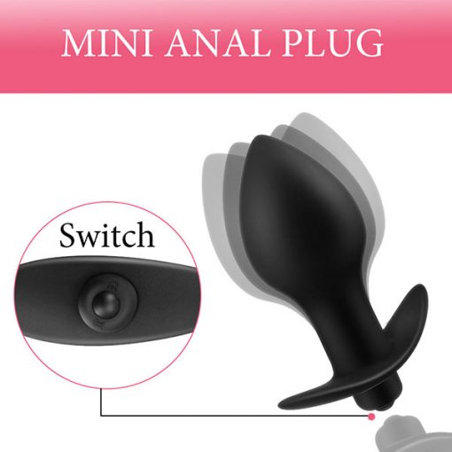 FLXUR Vibrator Anal Plug Prostate Massager Adult Gay Products Silicone Mini Bullet Vibrator Butt Plug Sex Toys for Men Women 6