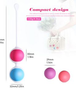 Doctor Recommend Vagina Tighten Kegel Exercise Ben Wa Ball Safe Silicone Vaginal Geisha Ball Triple Tightening 9