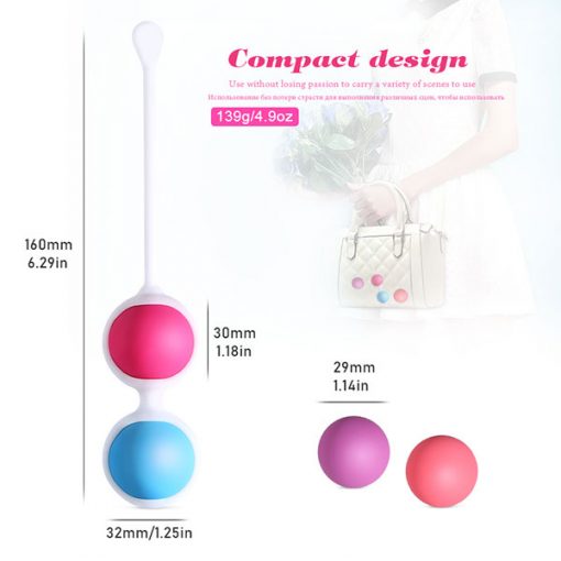 Doctor Recommend Vagina Tighten Kegel Exercise Ball Safe Silicone Vaginal Geisha Ball Triple Tightening 4