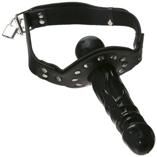 New Lesbian Double Headed Dildo Realistic Penis Strap on dildo for women Roleplay Anal dildo for men Mouth Gag Leather Harness 4
