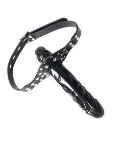 New Lesbian Double Headed Dildo Realistic Penis Strap on dildo for women Roleplay Anal dildo for men Mouth Gag Leather Harness 6