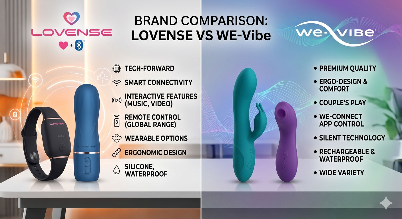 Lovense vs We-Vibe: Which Smart Sex Toy Brand Is Better in 2026? | NightWant